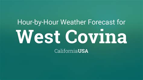 covina weather hourly